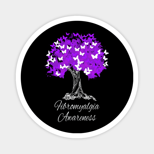 Fibromyalgia Awareness Magnet by MerchAndrey